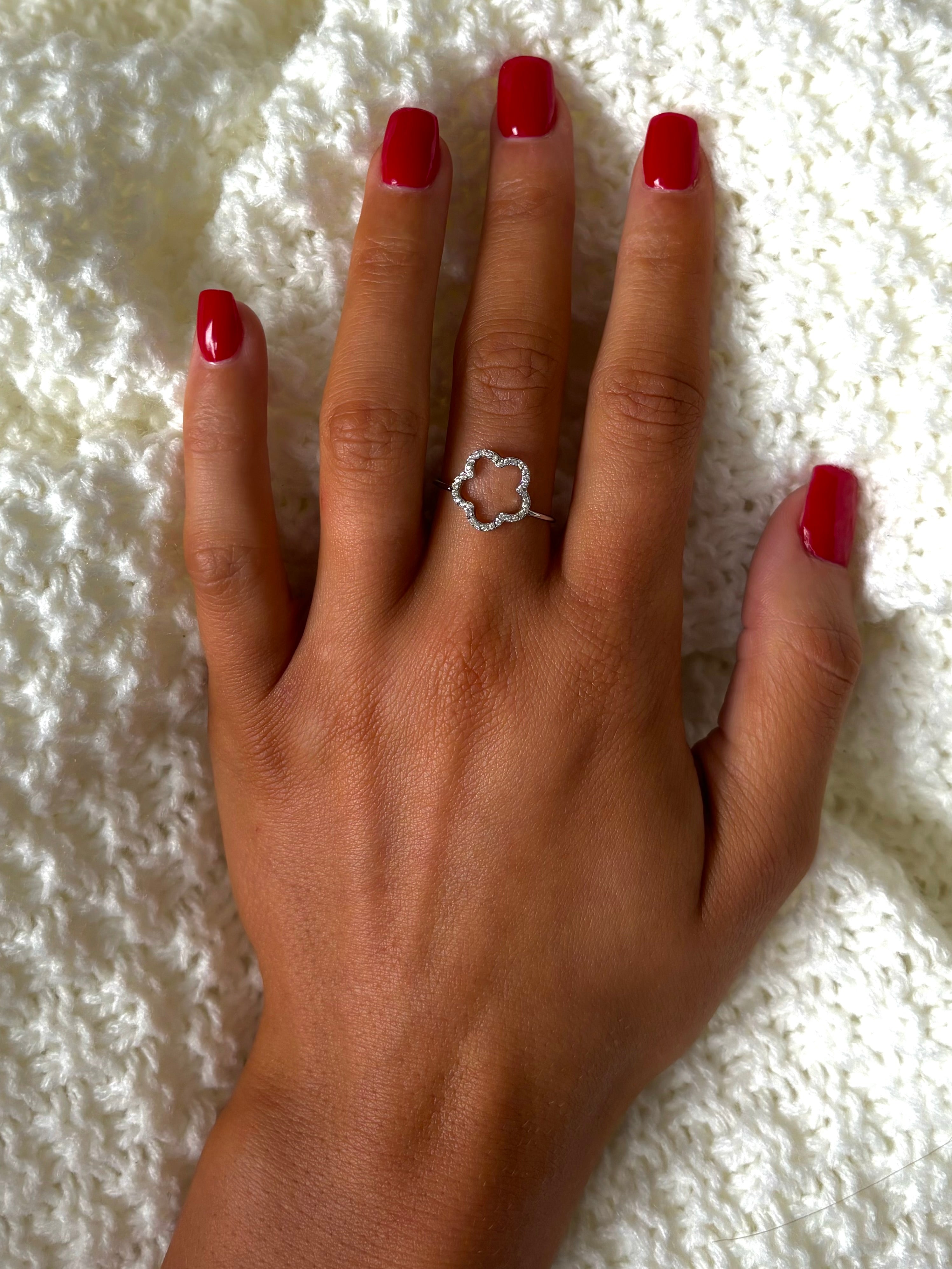 Bague argent - FLORE