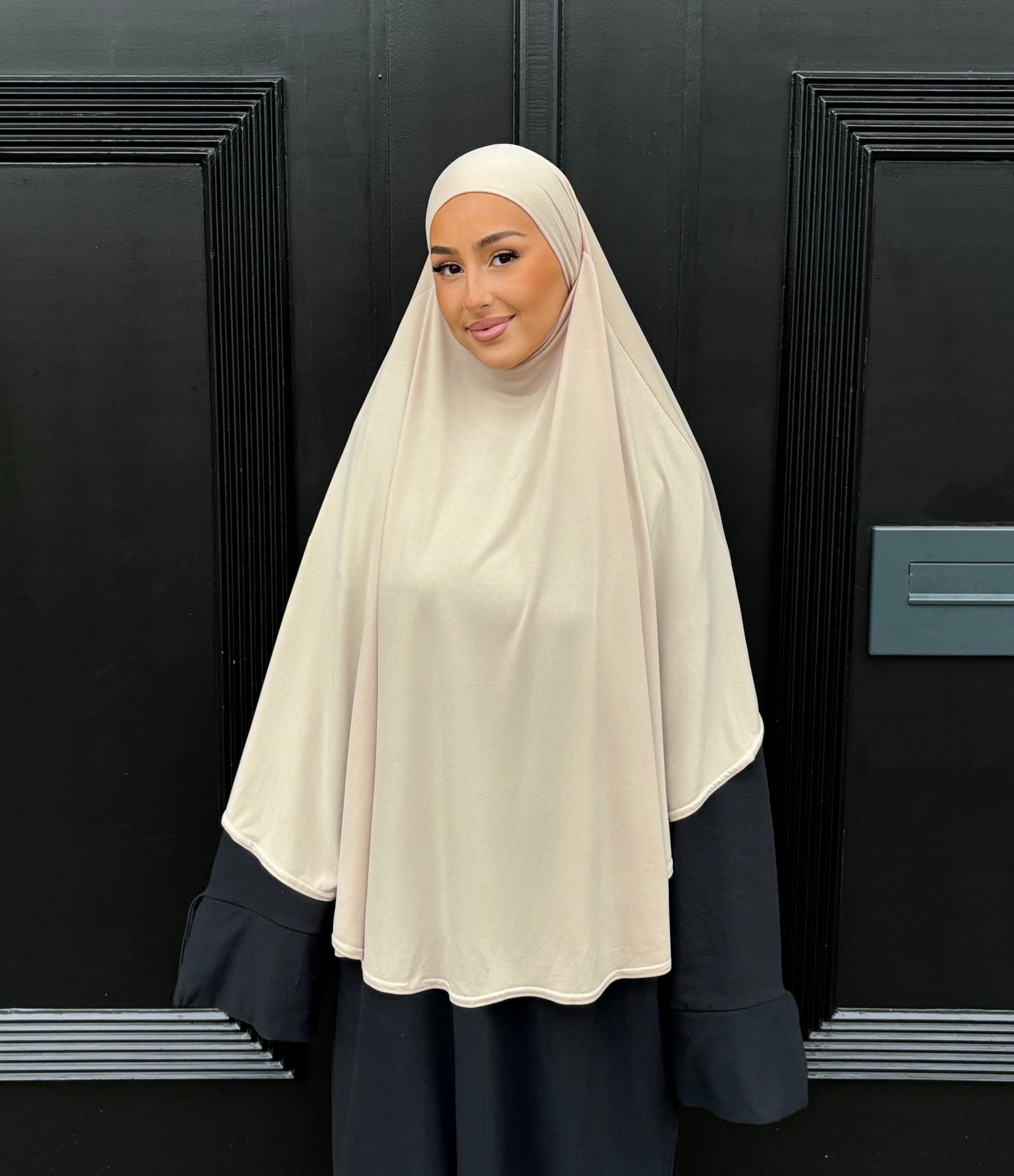 Khimar en jersey premium de luxe LIN’S B - Comfy