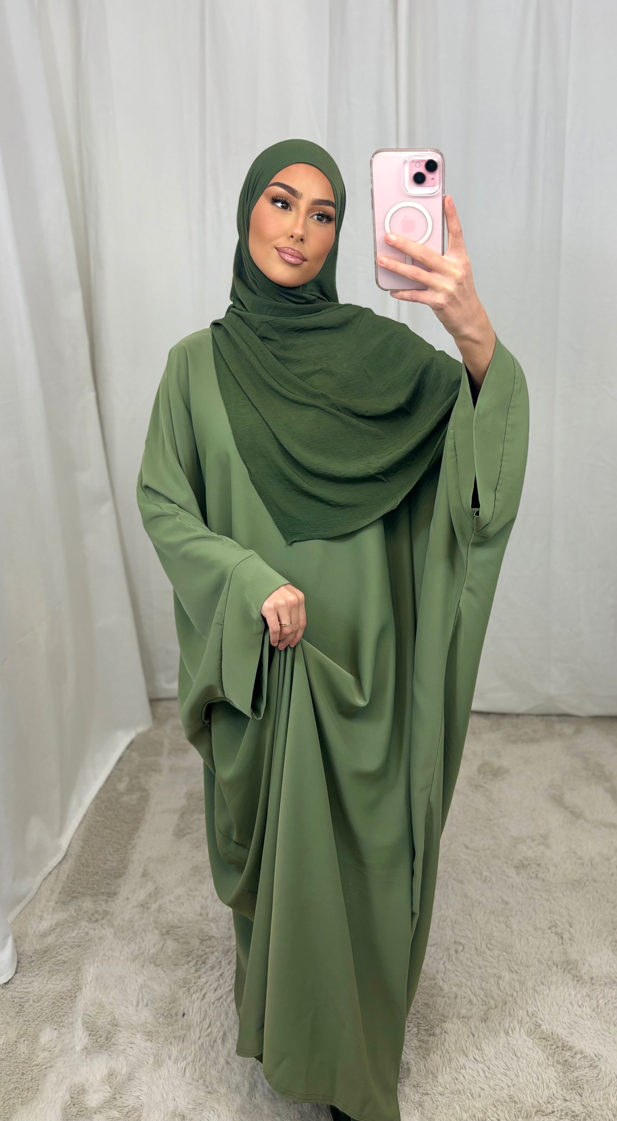 Abaya FARACHA - kaki
