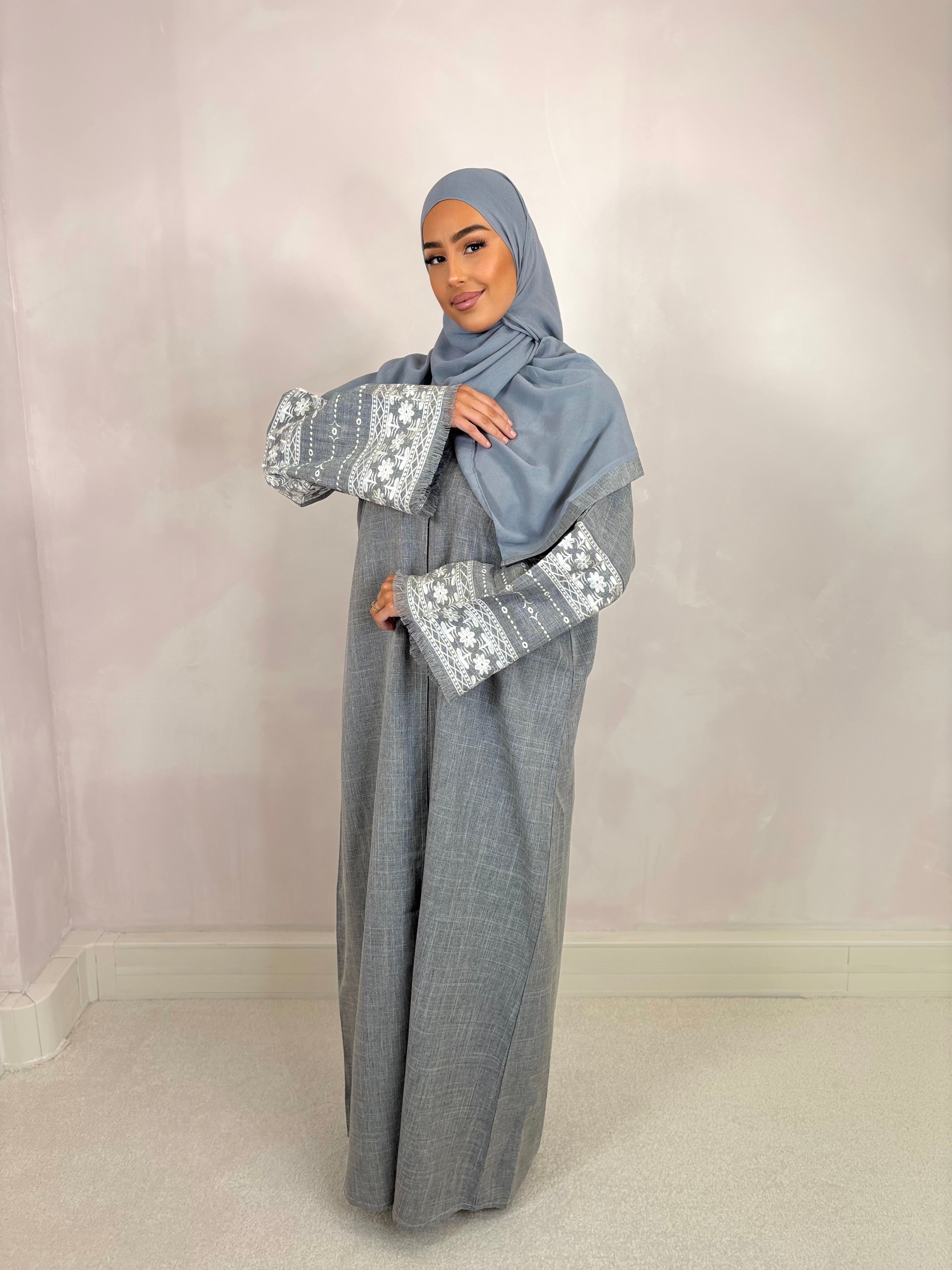 Abaya de Dubai HANA (n50) - Grey