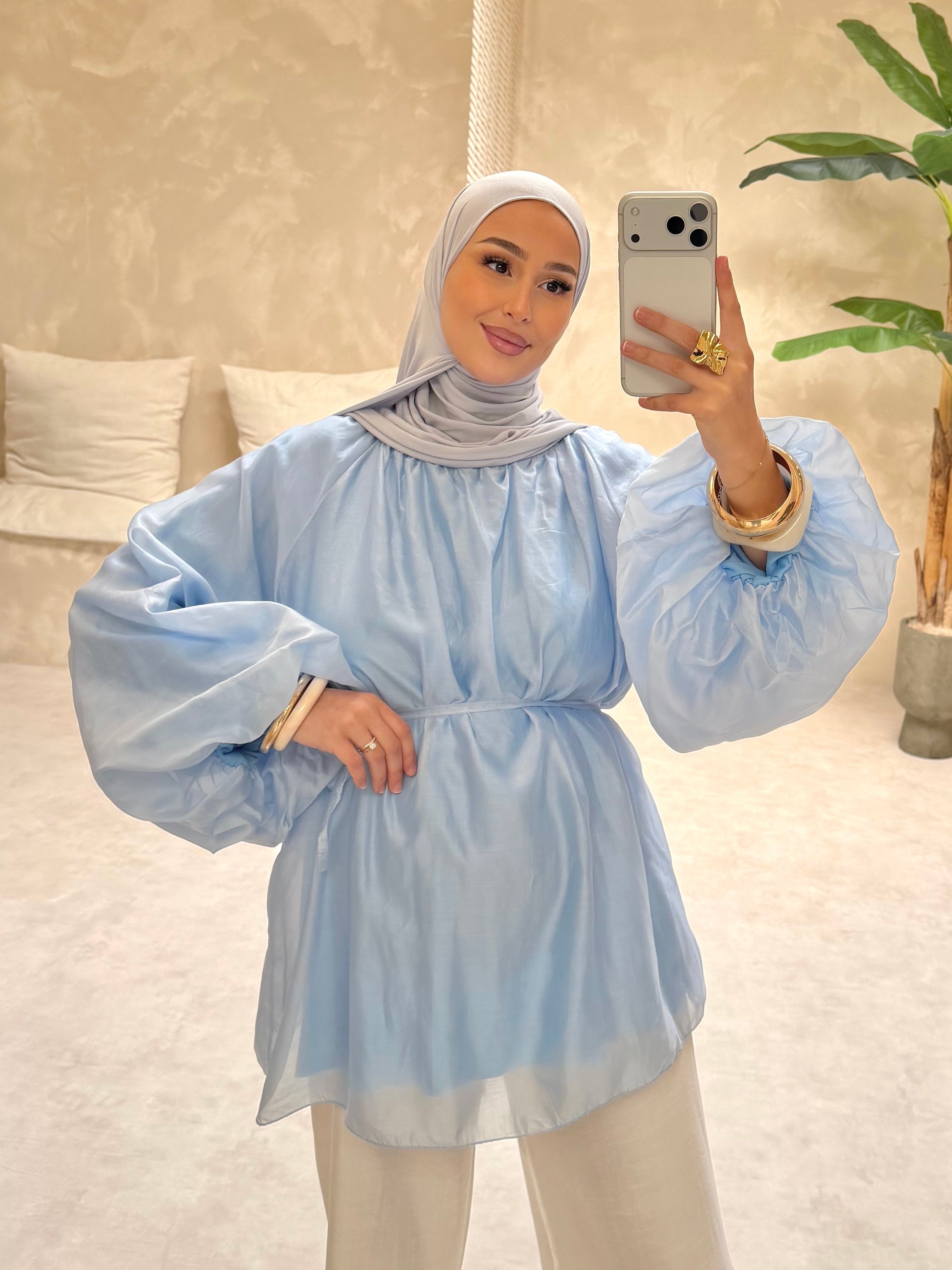 Chemisier MEYA - baby blue