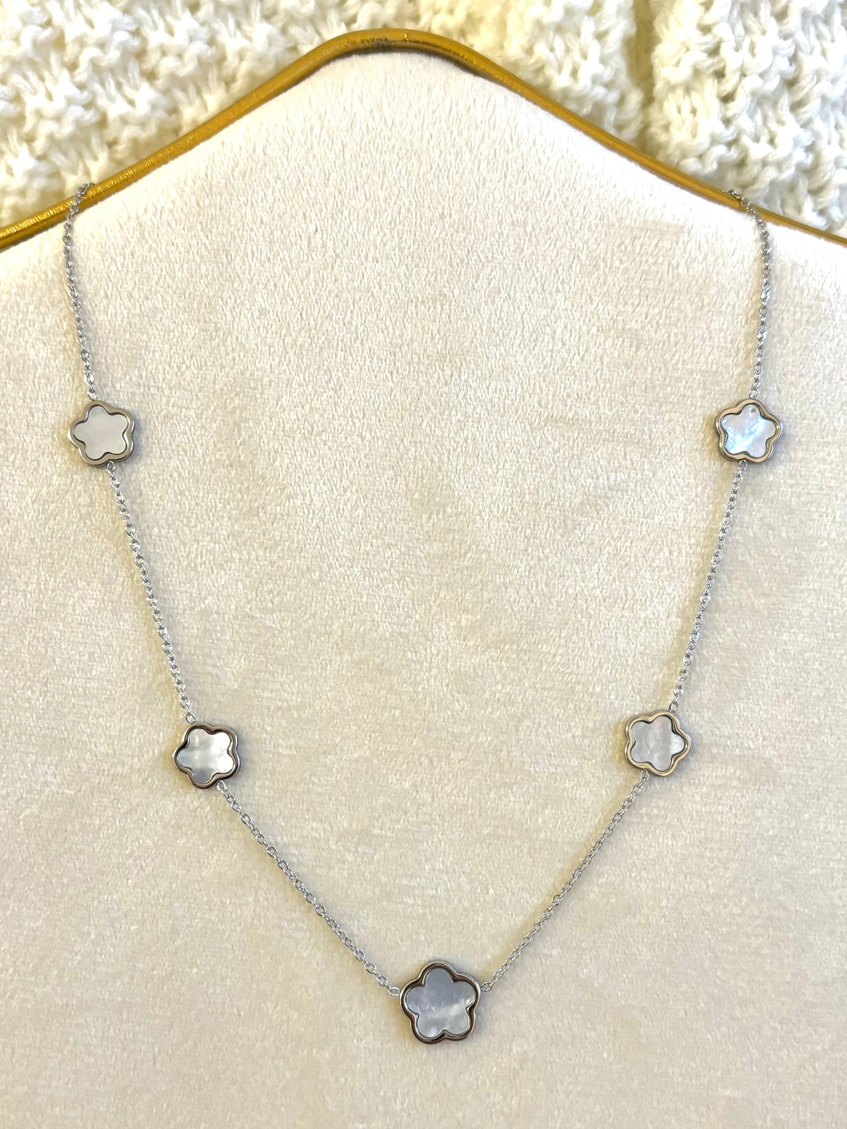 Collier argent - FLORA MILK