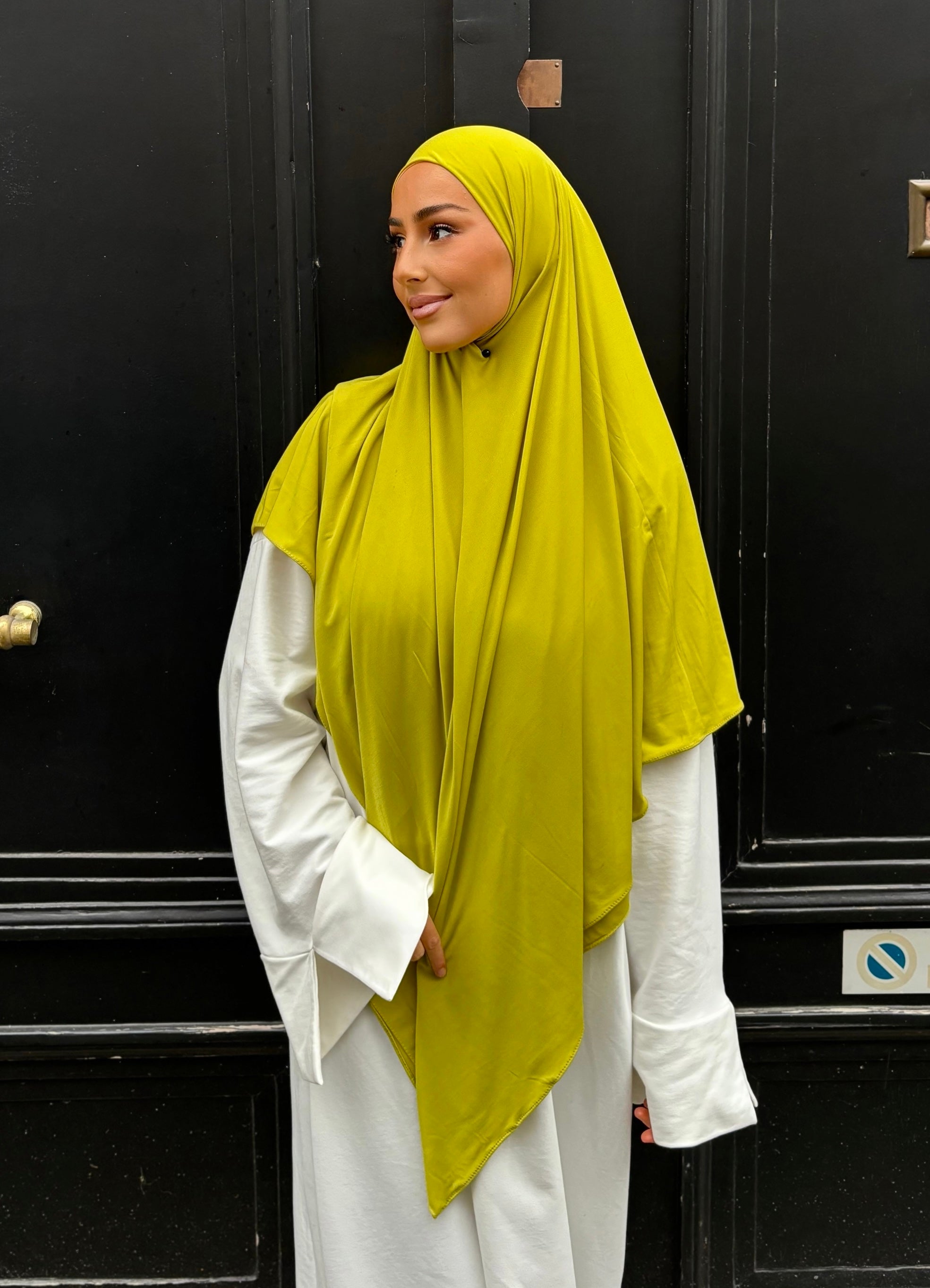 MAXI Jersey Premium de Luxe carré - OLIVE