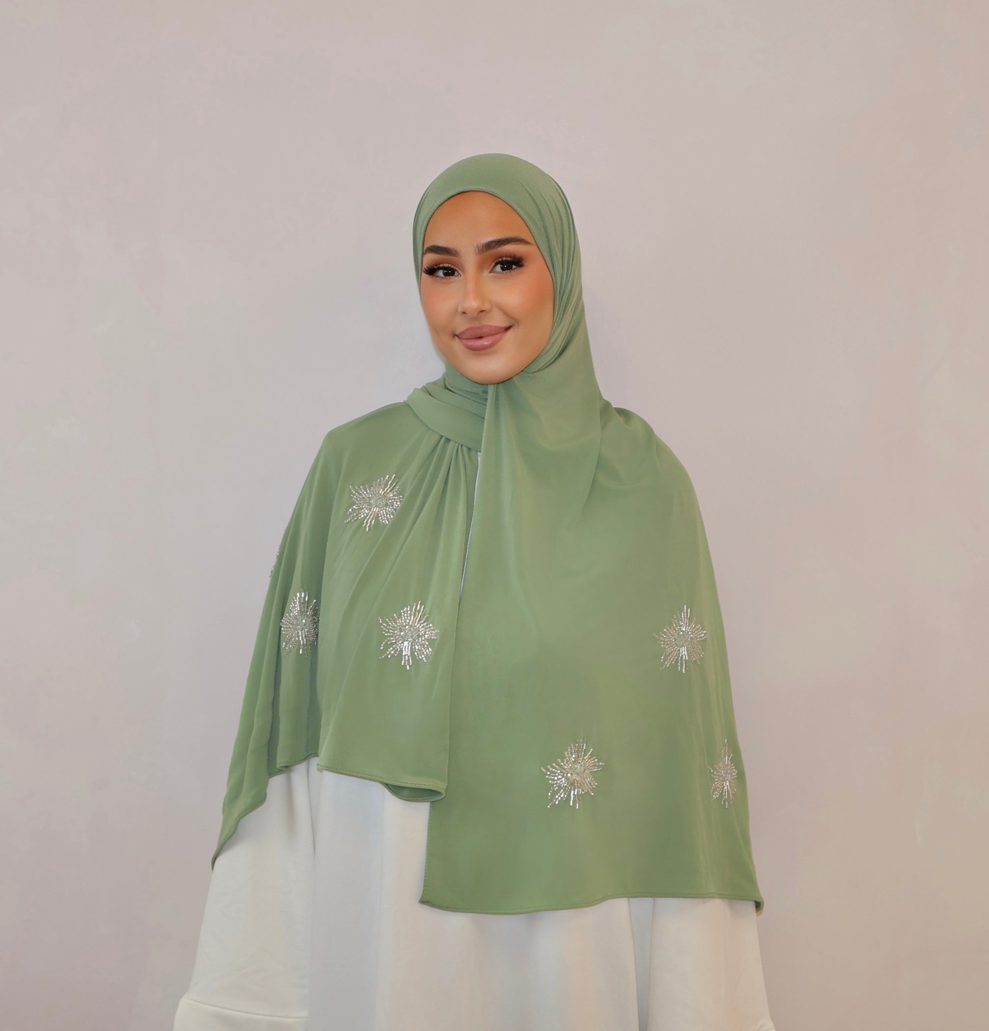 Jersey Premium de Luxe SEDEF perlé - Matcha