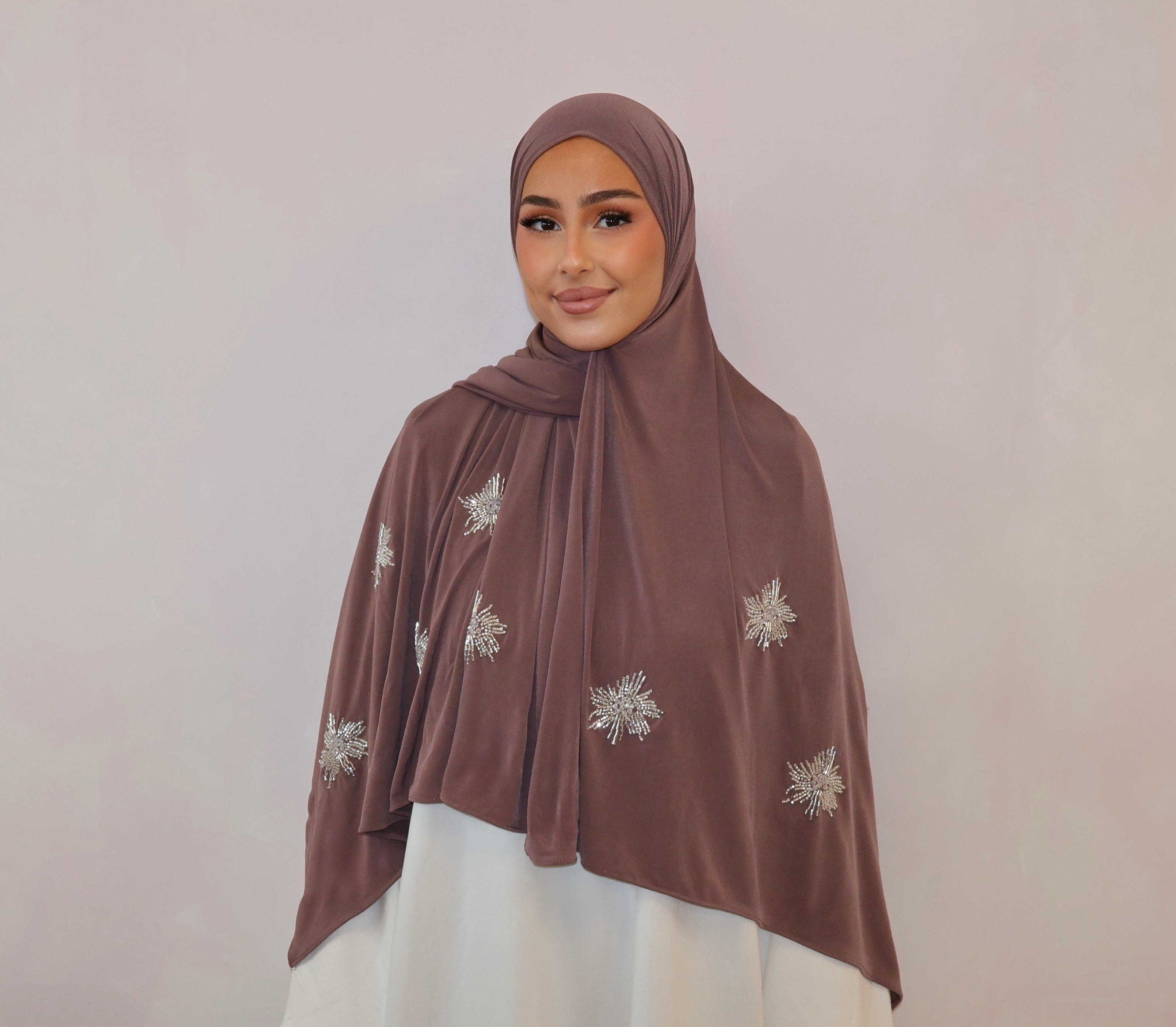 Jersey Premium de Luxe SEDEF perlé - magenta rosé