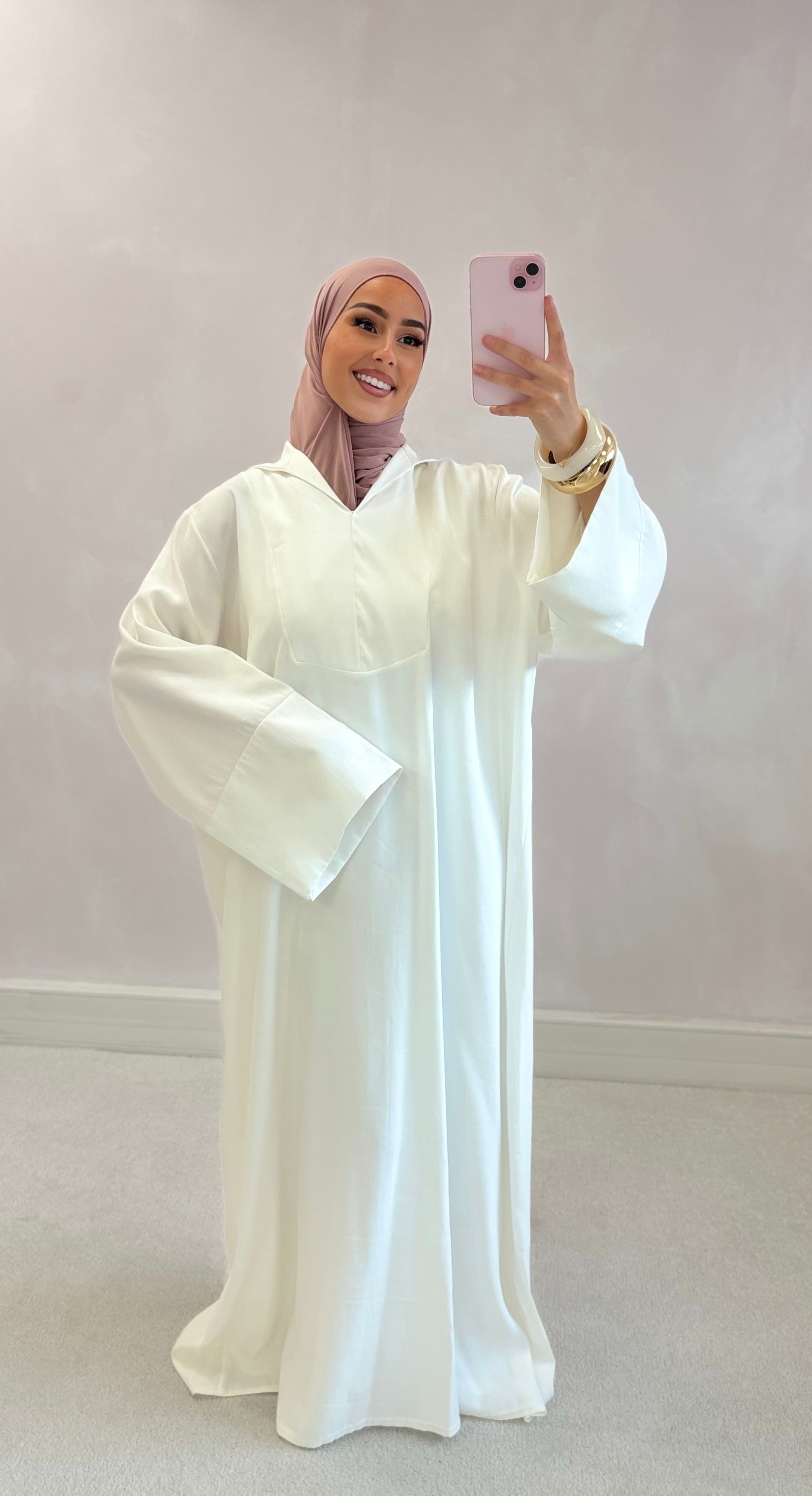 Abaya SOFT - Blanche