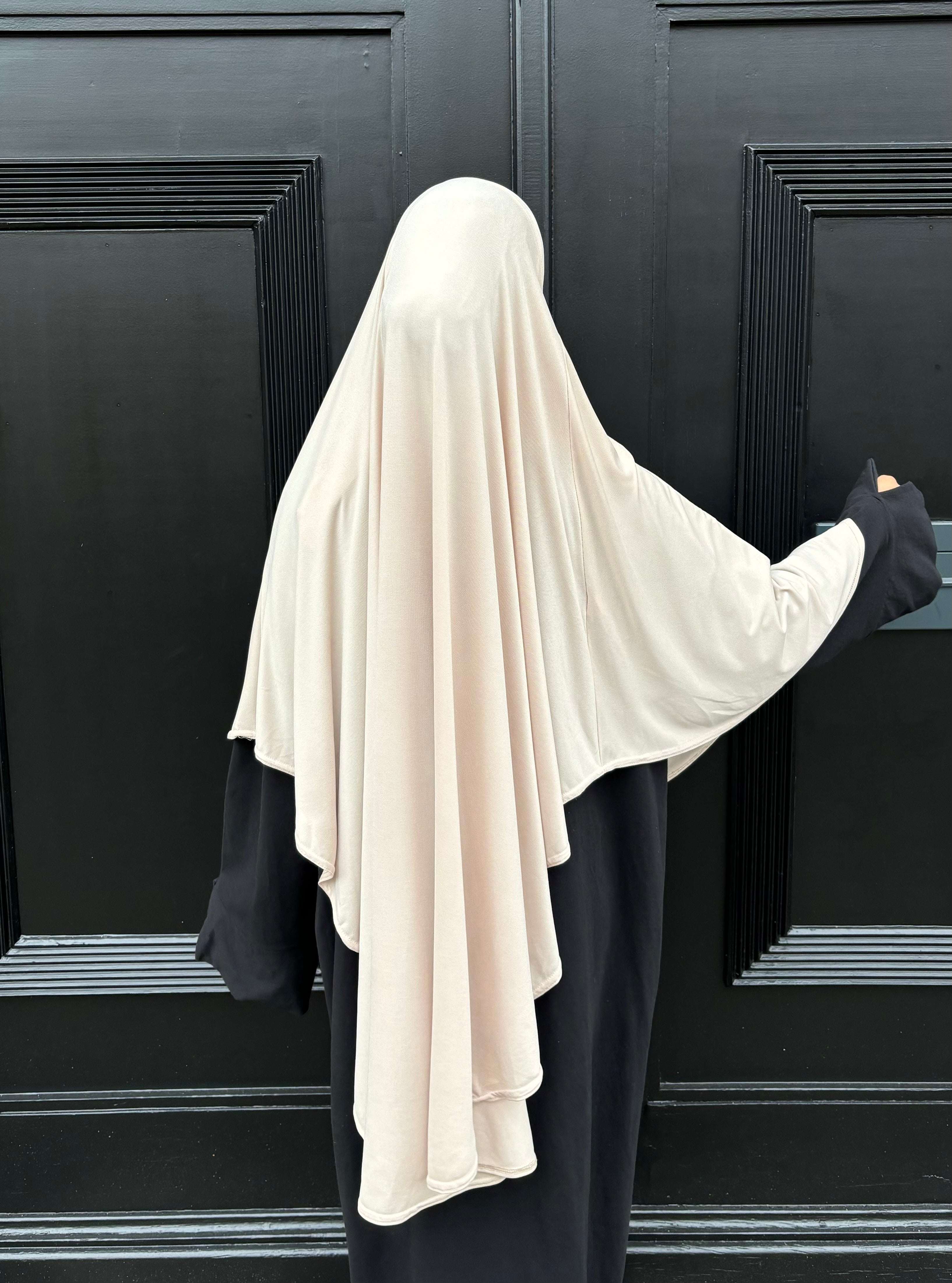 Khimar en jersey premium de luxe LIN’S B - Comfy