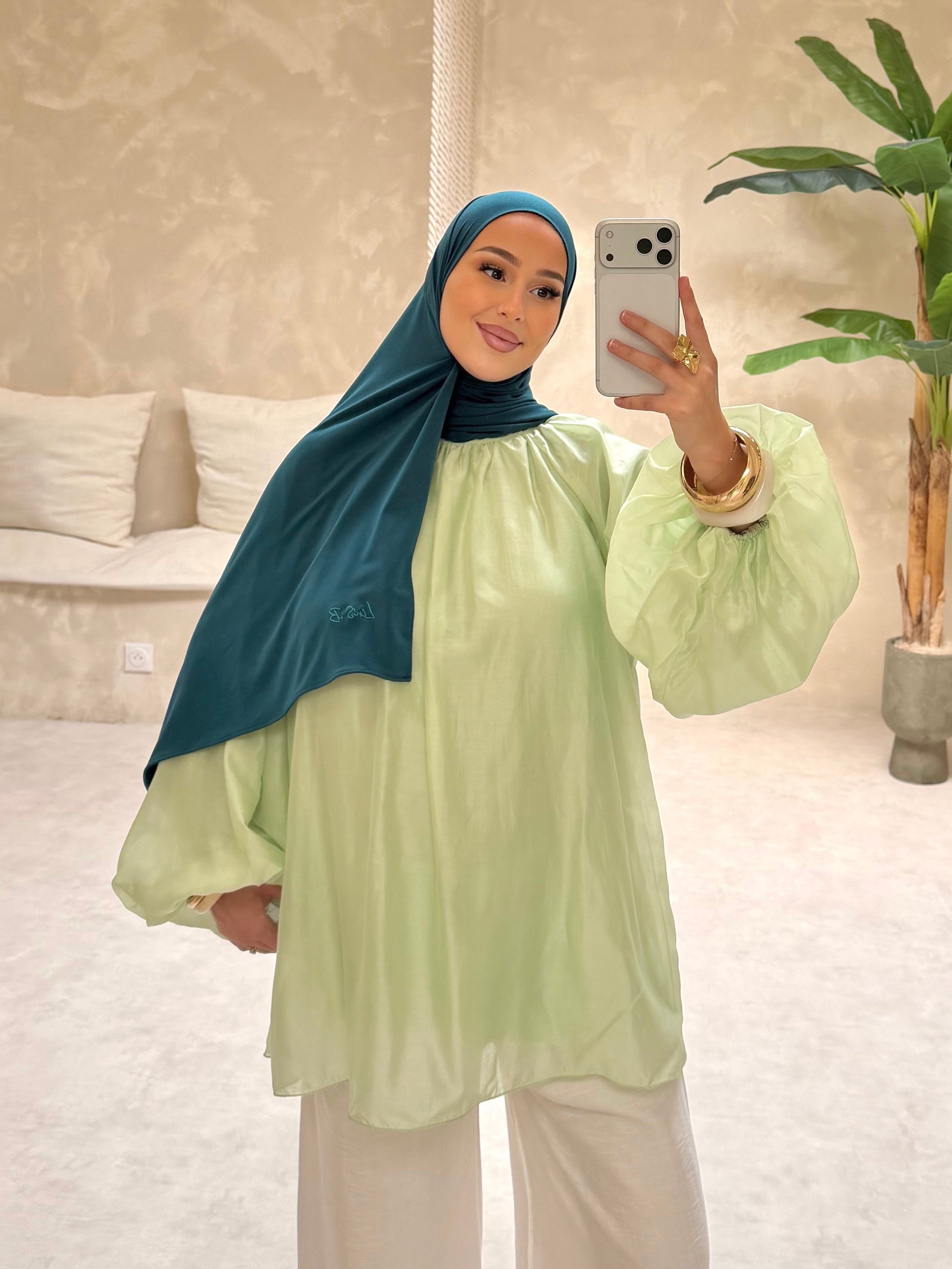 Chemisier MEYA - vert pastel