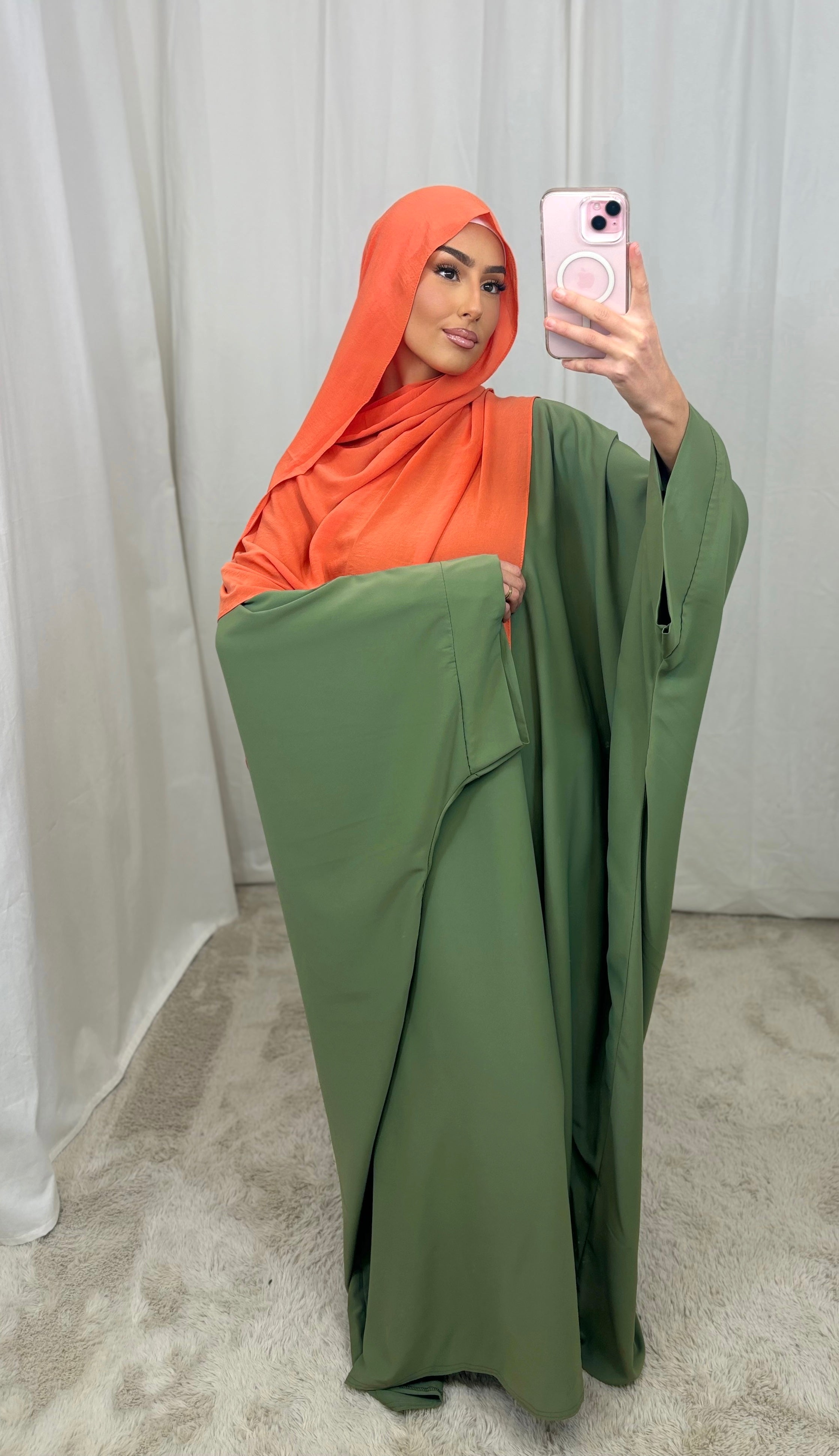 Abaya FARACHA - kaki