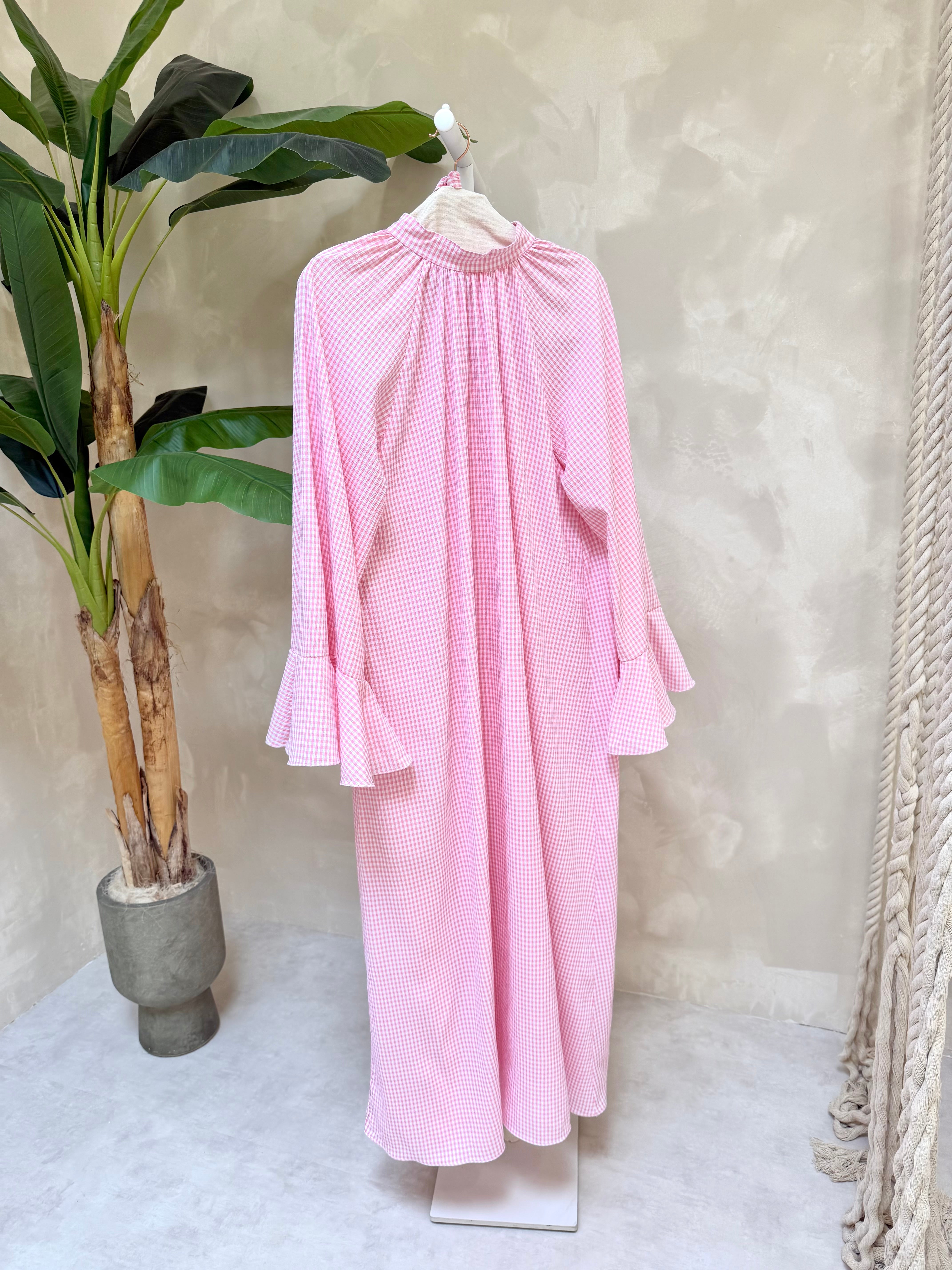 ROBE POPELINE - Baby Pink