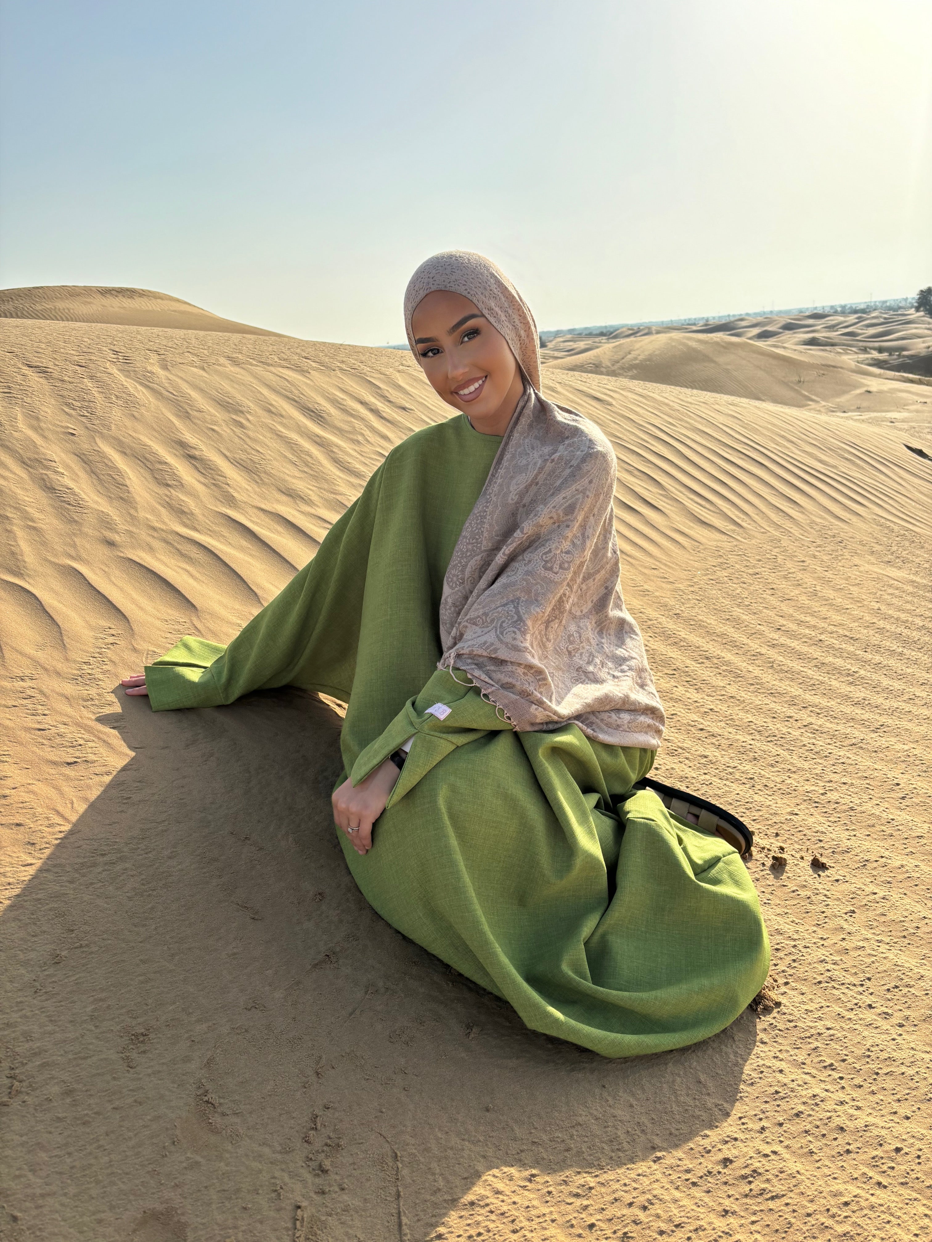 Abaya lin LIN’S B - vert olive