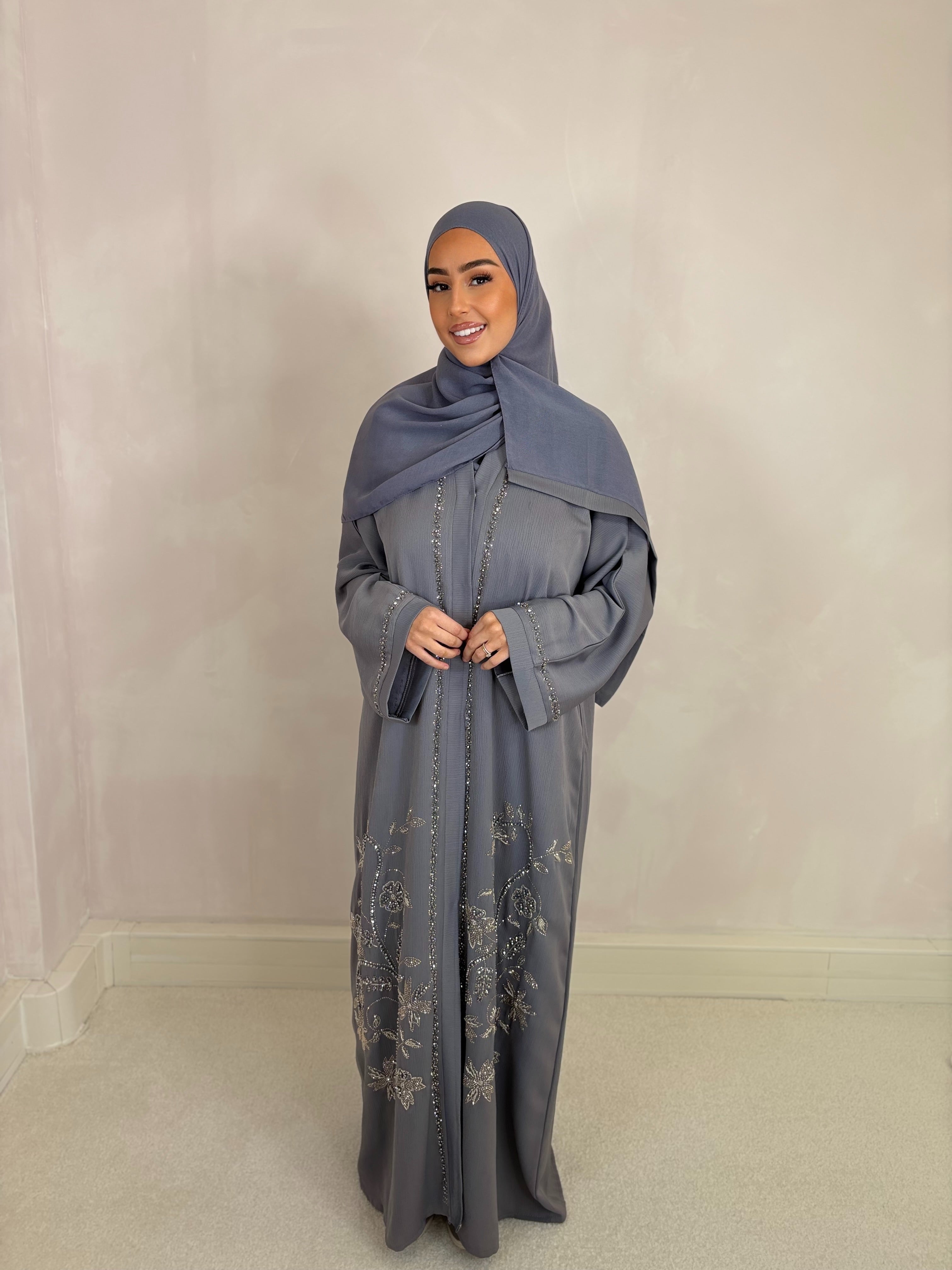 Abaya de Dubai MAYAR (n34) - Grey