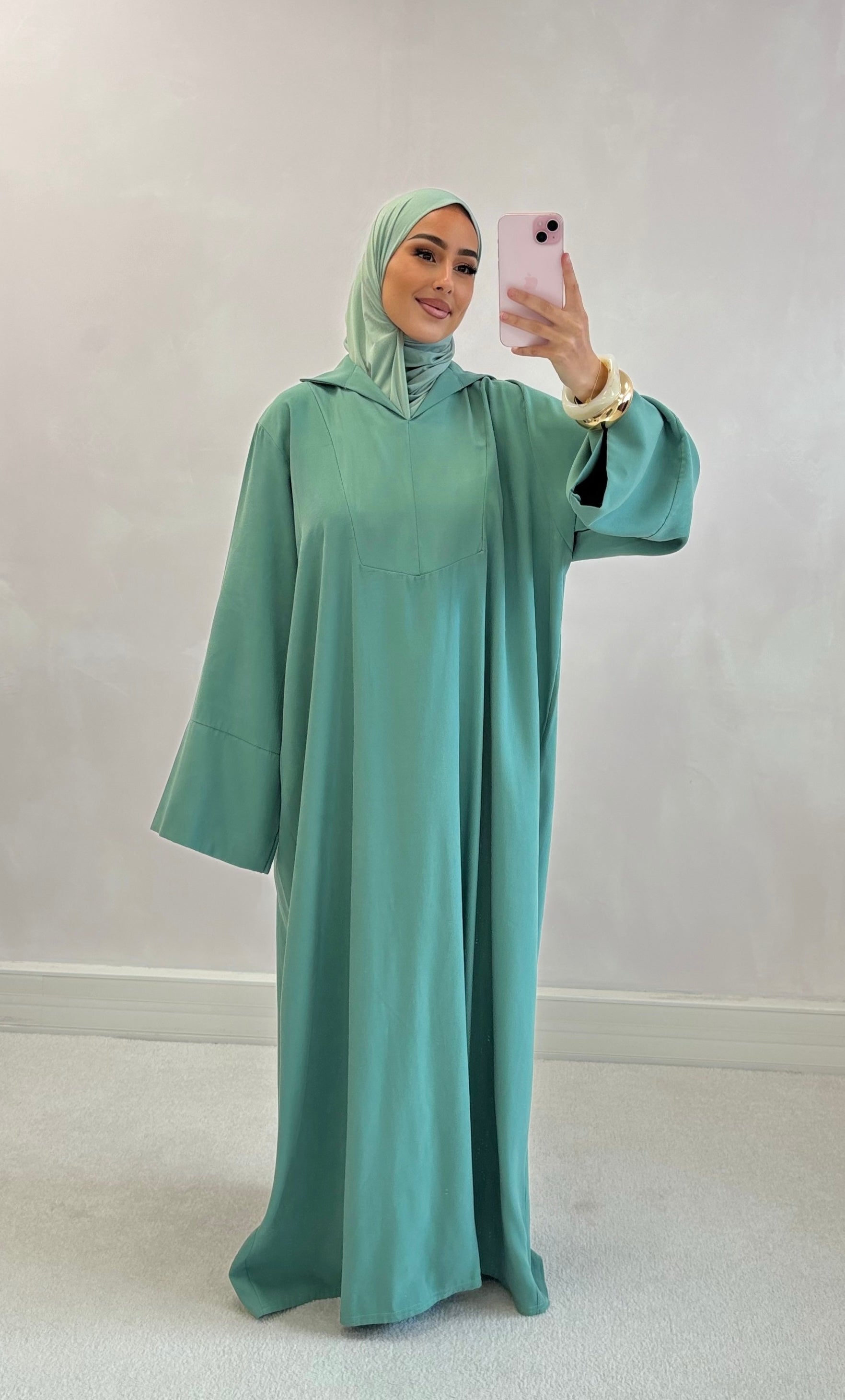 Abaya SOFT - vert d’eau