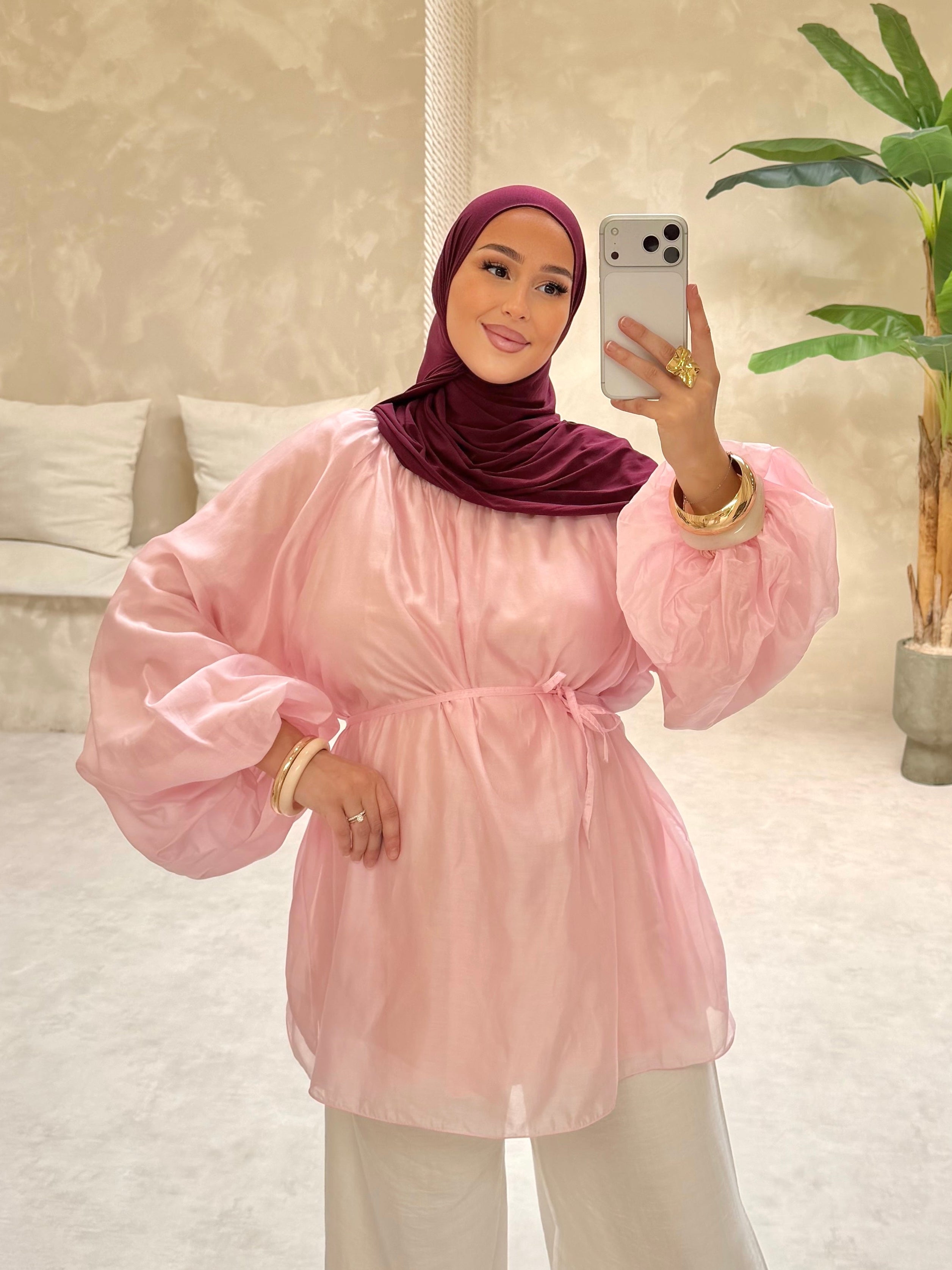 Chemisier MEYA - baby pink