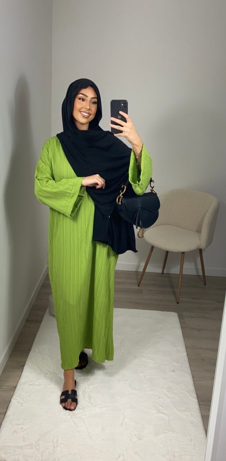 Robe MILLA - VERT OLIVE